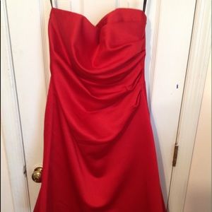 Red Semi-Formal Prom Dress